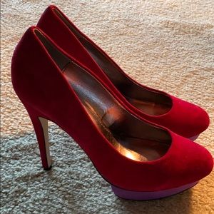 Dolce Vita Boston Berry Suede Heels